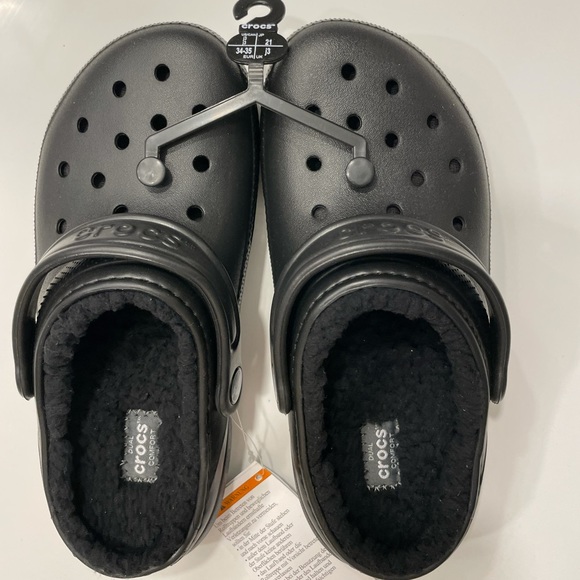 CROCS Other - NWT black lined crocs